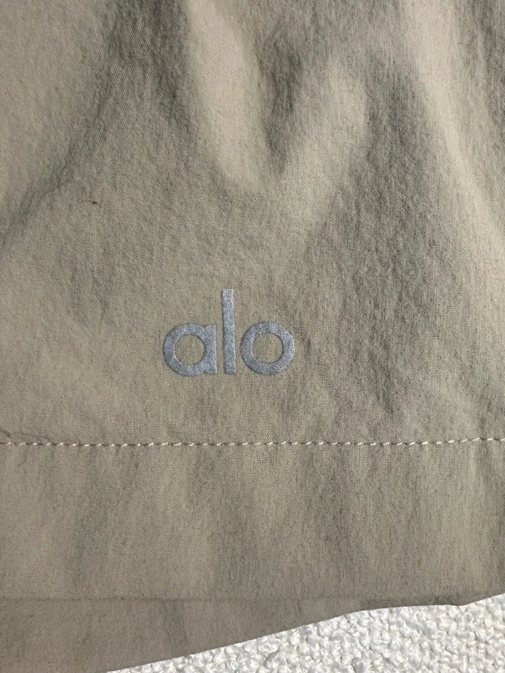 ALO Yoga Tan Athletic Skort with Elastic Waistband
